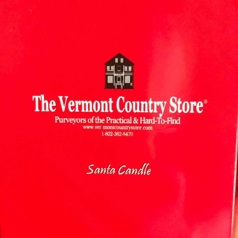 Vermont Country Store Santa Candle